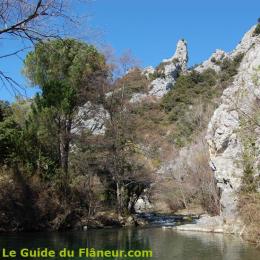 L'Agly à la sorties des gorges