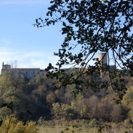 Le château vu du chemin