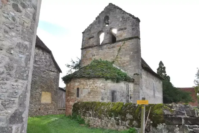 La chapelle Saint-Blaise sur la randonnée de Queyssac-les-Vignes