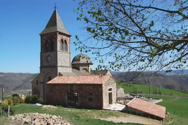 L'église du village de Montjaux