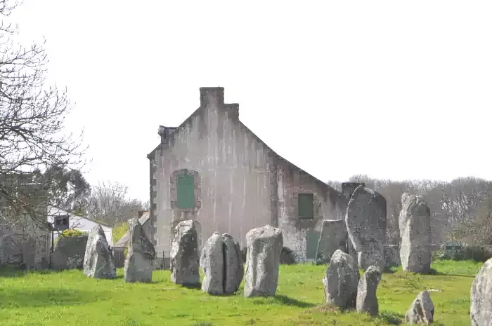 Ensemble mégalithique en alignement de Carnac