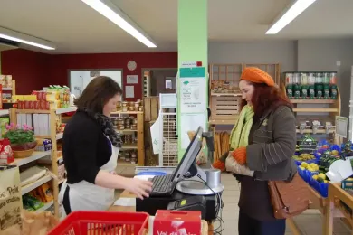 L'épicerie associative la Moutiérette à Moutiers-sous-Argenton