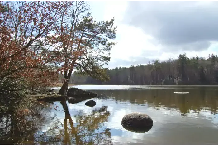 Le lac du Merle dans le Sidobre