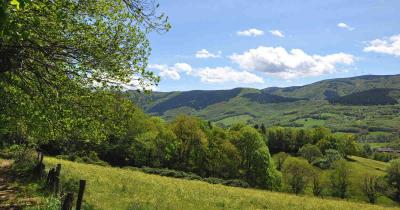 Paysage montagne noire 1200