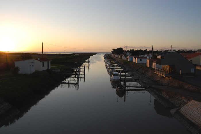 Le port du Collet dans la baie de Bourgneuf en Loire-Atlantique