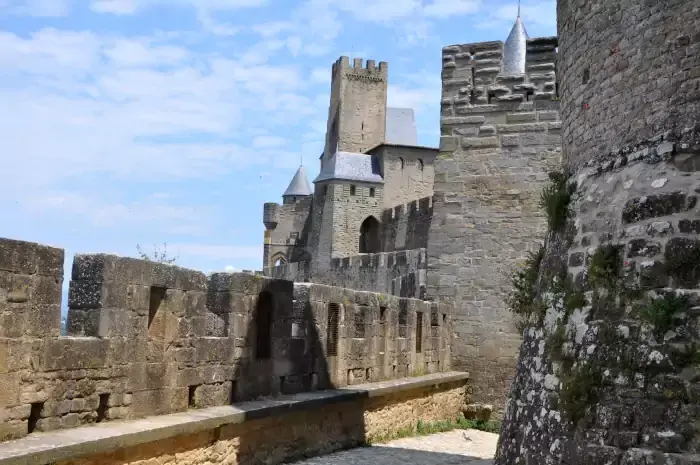 Les remparts de la cité médiévale de Carcassonne