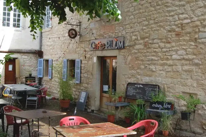 Terrasse du café Plùm